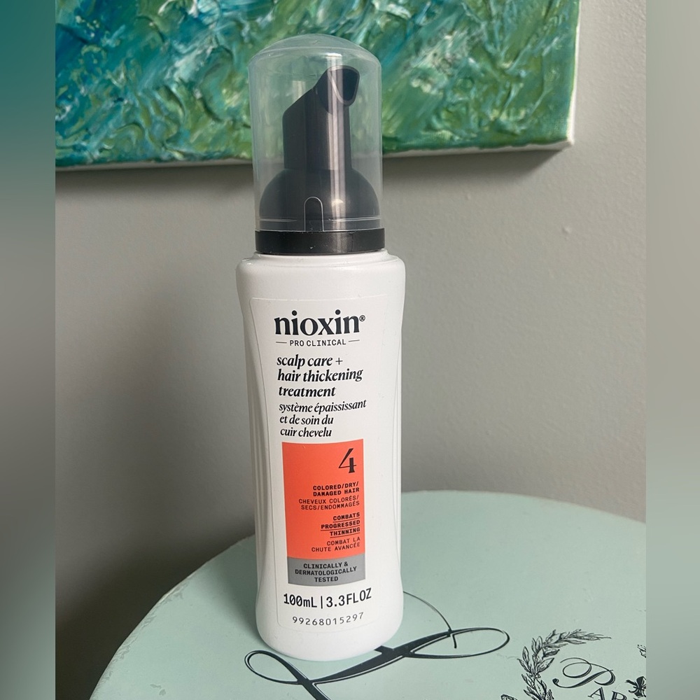 New Nioxin scalp and hair treatment